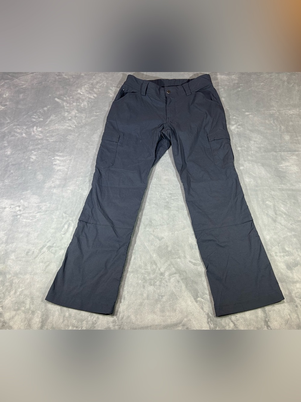 Duluth Trading Co Mid Rise Convertible Leg Gray  Stretch Pants Women’s Size 8x29